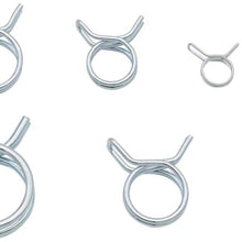 85 Pcs Double Wire Fuel Line Hose Tubing Spring Clips Clamp Assortment Kit for Motorcycle ATV(7 Size 6.7/9/11/13/16/18mm)