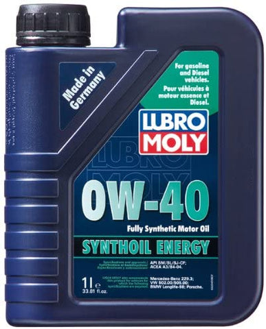 Lubro Moly Synthoil Energy 0W-40 Motor Oil (1 Liter)