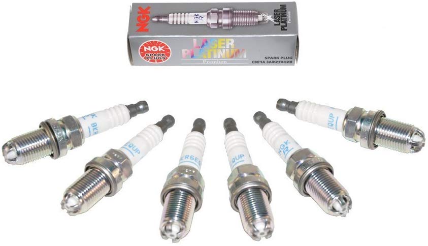 BMW Spark Plugs, Plug Set Laser Platinum NGK OEM 3199 (6pcs)