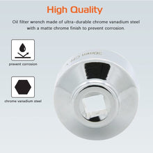 KEDAKEJI Heavy Duty 32mm 6-Point Socket For GM，Volkswagen, Pontiac Chevrolet, Saturn, Pontiac,Saab and All With 32mm Oil Filter Caps, Low Profile Oil Filter Wrench, 3/8" Drive Oil Filter Removal Tool