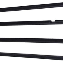 4pcs Weatherstrip Window Moulding Trim Seal Belt Fit for 2009-2012 Toyota Corolla