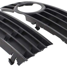 NewYall Set of 2 Front Left Driver and Right Passenger Side Bumper Fog Light Lamp Cover Grille Grill Assembly