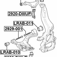 Rbx500301 - Arm Bushing (for Front Upper Control Arm) For Land Rover - Febest