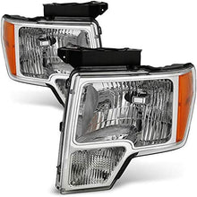 For 09-14 Ford F150 F-150 For Non Projector Headlight Model Pickup Truck Headlight Direct Replacement