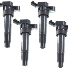 Set of 4 Ignition Coils Pack for Hyundai Sonata Santa Fe Tucson Equus Genesis Kia Optima Borrego Forte Sorento Sportage