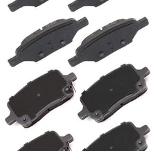 LSAILON Ceramic Brake Pads 8 Pcs Brake Kits Fit for 2005-2007 Chevrolet Cobalt 2008-2010 Chevrolet HHR 2004-2006 Chevrolet Malibu 2007 Pontiac G5 2005-2006 Pontiac G6