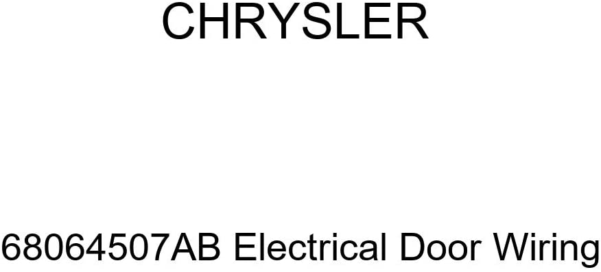 Genuine Chrysler 68064507AB Electrical Door Wiring