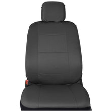 BDK Charcoal Black Car Seat Covers Full 9pc Set - Sleek & Stylish - Split Option Bench 5 Headrests Front & Rear Bench - OS-309-AC