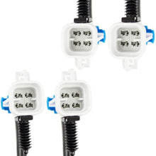 4PCS Oxygen O2 Sensor for 2003 2004 2005 Chevrolet Chevy Suburban 1500 Silverado 1500 Escalade Tahoe Sierra 1500 Yukon XL 1500 5.3L Upstream + Downstream