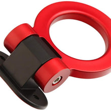 WARMAGIA Universal ABS Red Bumper Car Sticker Dummy Tralier Tow Hooks Kit Car Series of Exterior Auto Accessories(Red)