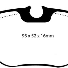 EBC Brakes DP41038R Yellowstuff Street and Track Brake Pad