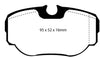 EBC Brakes DP41038R Yellowstuff Street and Track Brake Pad