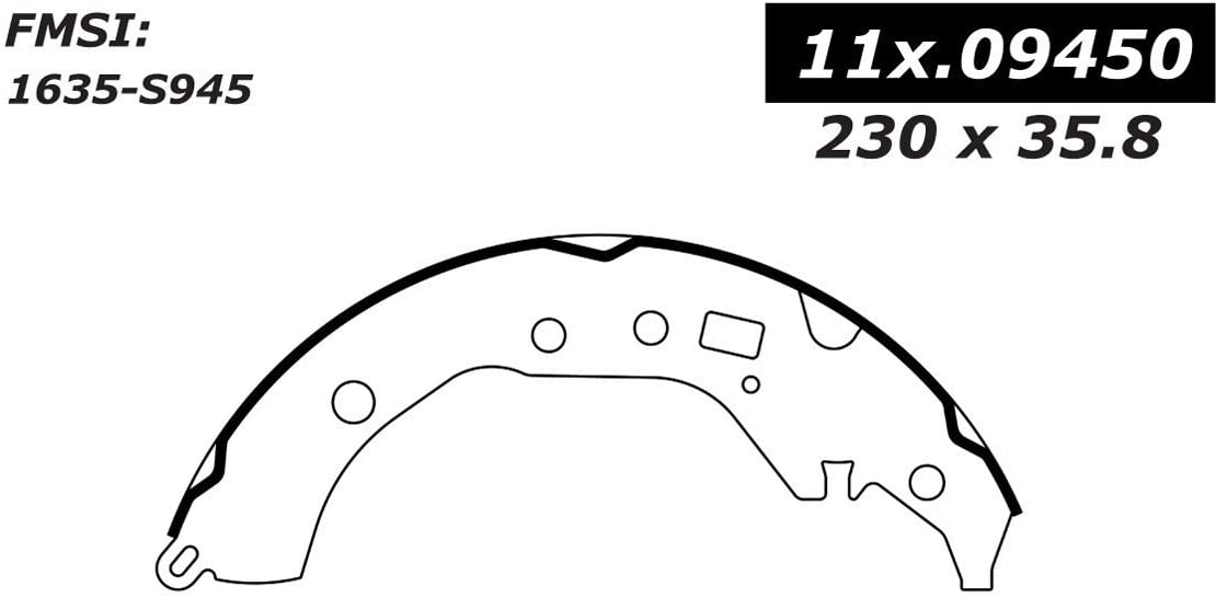Centric 111.09450 Rear Brake Pad