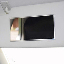 ZaCoo Car Visor Mirror Seatback Makeup Mirror, Large Stainless Steel Makeup Travel Vanity Mirror 5.9"X3.1" Universal for Car Visor, Seatback, Dash Board,Window