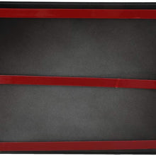 Qiilu Car Rear Row Air Conditioning Vent Outlet Frame Cover Trim for Land Rover Discovery 5 2017-2018