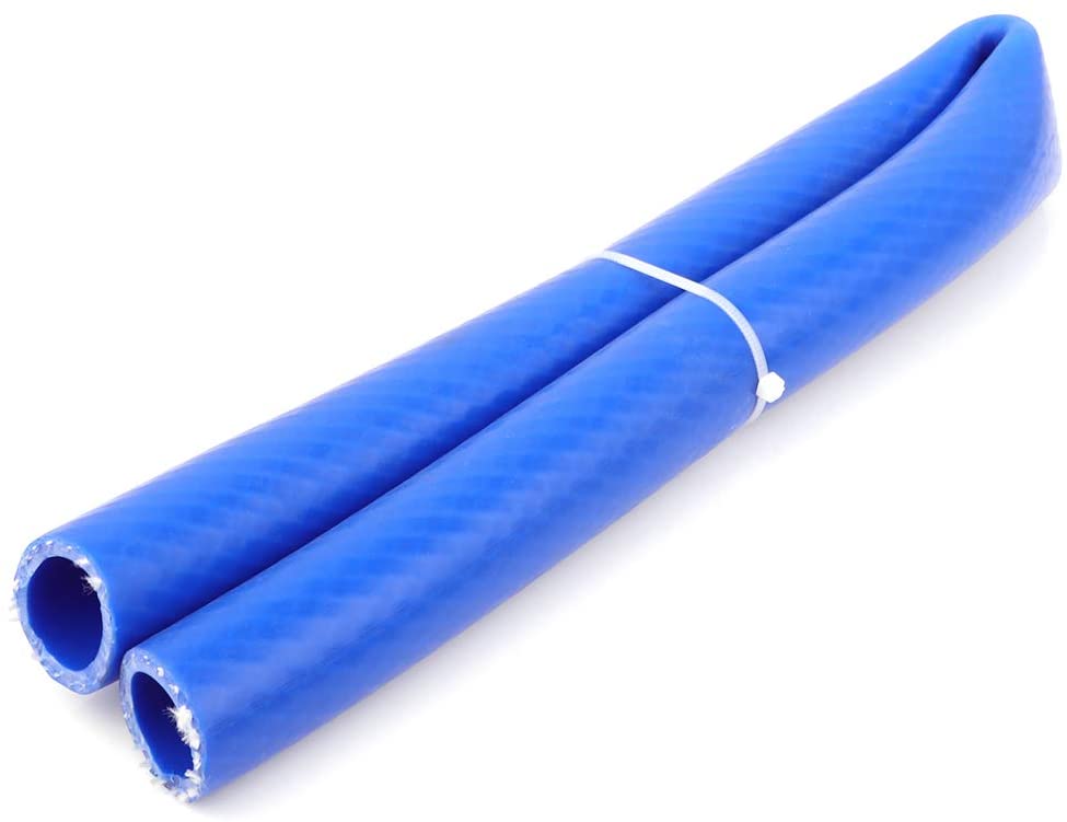 OCPTY Radiator Coolant Hose Kit Fits 2 ft 7/8 ID FlexFab 5526 Blue Silicone Heater Hose 22mm 350F Radiator Coolant .88 Radiator Hose