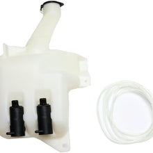 Windshield Washer Tank Assembly compatible with Mitsubishi Eclipse 00-05 W/Pump and Cap W/Rear Wiper