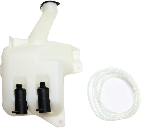 Windshield Washer Tank Assembly compatible with Mitsubishi Eclipse 00-05 W/Pump and Cap W/Rear Wiper