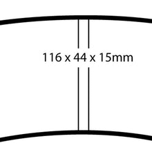 EBC Brakes DP6993 6000 Series Greenstuff Truck and SUV Brake Pad