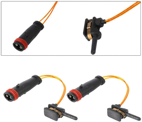SCITOO Wear Sensor Brake Pad Sensor 2Pcs Front Rear fit for Mercedes-Benz C230 C240 C250 C55 AMG CLS550 E250 E550 GL350 GLK350 ML250 ML350 ML400 ML550 ML63 AMG S350 S400