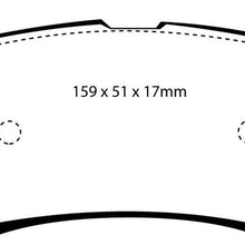 EBC Brakes DP41603R Yellowstuff Street and Track Brake Pad
