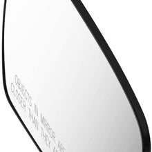 DNA Motoring OEM-MG-0441 963654BA0A OE Style Passenger/Right Mirror Glass For 2014-2019 NISSAN ROGUE MURANO PATHFINDER