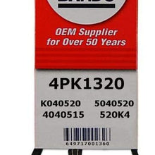 Bando 4PK780 OEM Quality Serpentine Belt (4PK1320)