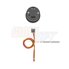 GlowShift 10 Color Digital Volt Voltmeter Gauge - Reads Battery Voltage 8-18 Volts - Multi-Color LED Display - Tinted Lens - 2-1/16" (52mm)