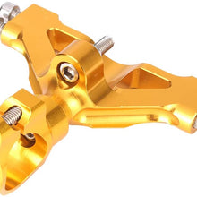 Mallofusa Motorcycle Stabilizer Steering Damper Bracket Mount Holder Kit Compatible for Kawasaki ZX14R ZZR1400 2006 2007 2008 2009 2010 2011 2012 Silver