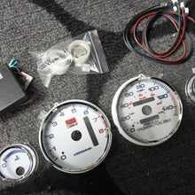 94 95 96 97 98 99 00 01 Acura Integra RS LS GS Automatic Transmission 7 Color White Face Glow Gauges Dash Light Kit -8K RPM