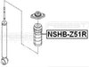 FEBEST NSHB-Z51R Rear Shock Absorber Boot