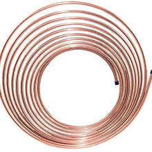 1/4" 25ft Nicopp Brake Line Replacement.028" Wall Coil, Copper Nickel Alloy Tubing with EZ-Bend Technology (Durable yet Flexible) 8,932 PSI - B.P. - AGS Automotive Solutions