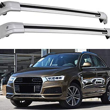 HEKA for Audi Q3 2012-2017 Cross Bar Crossbar Roof Rail Rack Luggage (Black)