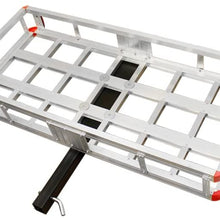 500 Lb Aluminum Cargo Carrier Rack Hauler Storage Hitch Receiver Mount Luggage