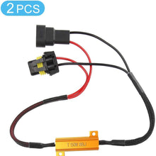 Akozon LED Decoders 2Pcs Car LED Decoders for 9005/9006 Headlight Anti Hyper Flash No Error Load Resistor Wiring Harness