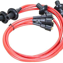 Dragon Fire Race Series High Performance Ignition Spark Plug Wire Set Compatible Replacement For 1950-1979 Volkswagen Beetle Ghia Thing Bug and Transporter Oem Fit PWJ114