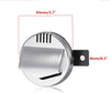 XINGFUQY Mofaner Retro Motorcycle Horn Chrome Super Loud 110DB 2V 2A Electric Horn Fit for Cafe Racer