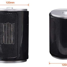 Zyyqt Fan Heaters, Ceramic Electric Heater Cylindrical Personal Space Heater Desktop Student Dormitory with Thermostat Thanksgiving Gift