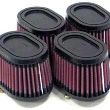 K&N Universal Clamp-On Air Filter: High Performance, Premium, Replacement Engine Filter: Flange Diameter: 1.75 In, Filter Height: 2.75 In, Flange Length: 0.625 In, Shape: Oval Straight, RU-2454