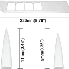 Senzeal ABS Car Interior Central Dashboard Console Cover Trim Frame for Toyota Highlander 2015 2016 2017 2018 2019 3PCS