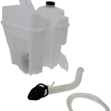 Windshield Washer Tank Assembly compatible with Nissan Versa 07-11/Nissan NV200 13-17 W/Pump Inlet Hose and Cap