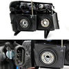 For Chevy Colorado/GMC Canyon Headlights + Parking Lights Replacement Driver + Passenger Side Pair Set