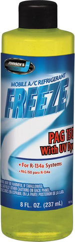 Johnsen's 6812UV-6-6PK ISO 46 Premium PAG Lubricant with UV Dye - 8 oz., (Pack of 6)