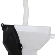 Washer Reservoir Windshield Expansion Tank Dual Pump Type w/Washer Pumps, Filler Neck, Cap, and Fluid Level Sensor compatible with Vehicles w/Rear Wiper