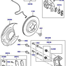 Land Rover LR3 2005-2006 Brake Pad Wear Sensor - Front Part # SEM000024
