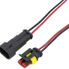 5 Sets AMP 1.5 series 2 Pin 10cm line connector harness male and female automotive waterproof plug harness assembly