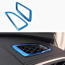 HKPKYK Car Dashboard Air Conditioner Vent Trim Frame ABS Carbon Fiber Style Decoration Accessories,for Honda Civic 2019 2018 2017 2016