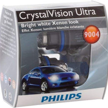 Philips 9004 CrystalVision ultra Upgrade Headlight Bulb (Pack of 2)