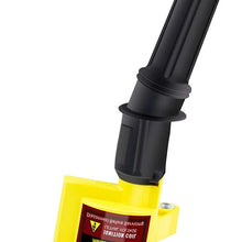 CarBole Ignition Coil Pack DG508 V8 Auto Car Parts Spark Plugs Compatible with Ford Lincoln Mercury 4.6L 5.4L C1454 C1417 FD503 8Pcs Yellow