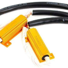 Wire LED Resistor Canceler Error Decoder Headlight Flicker Stop Fix, Compatible With 9008 H13